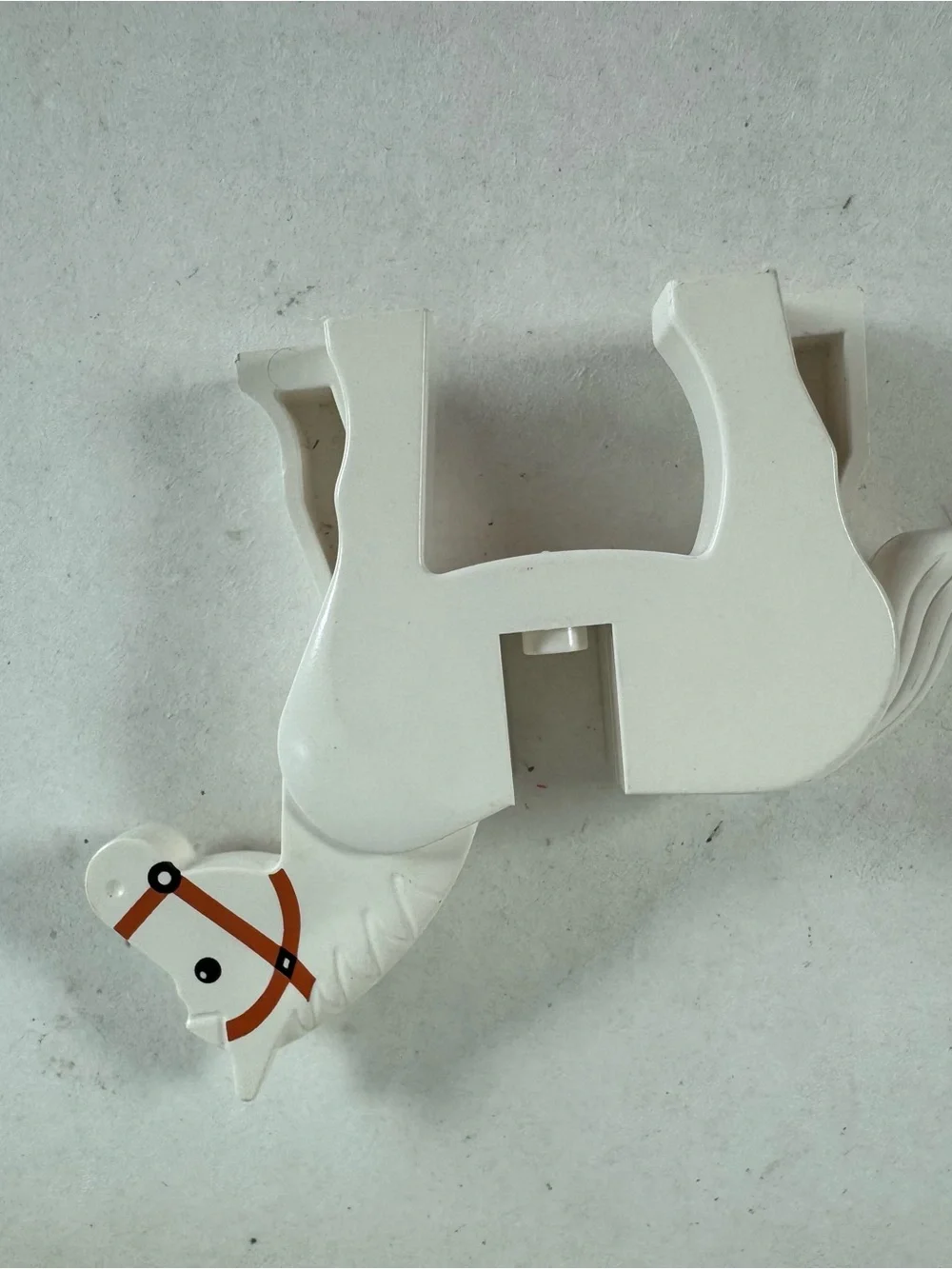 Lego Lot Of 3 Horse Figures White Black Beige 1.5